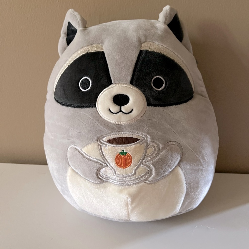 SQUISHMALLOW ROCKY THE RACCOON NWOT